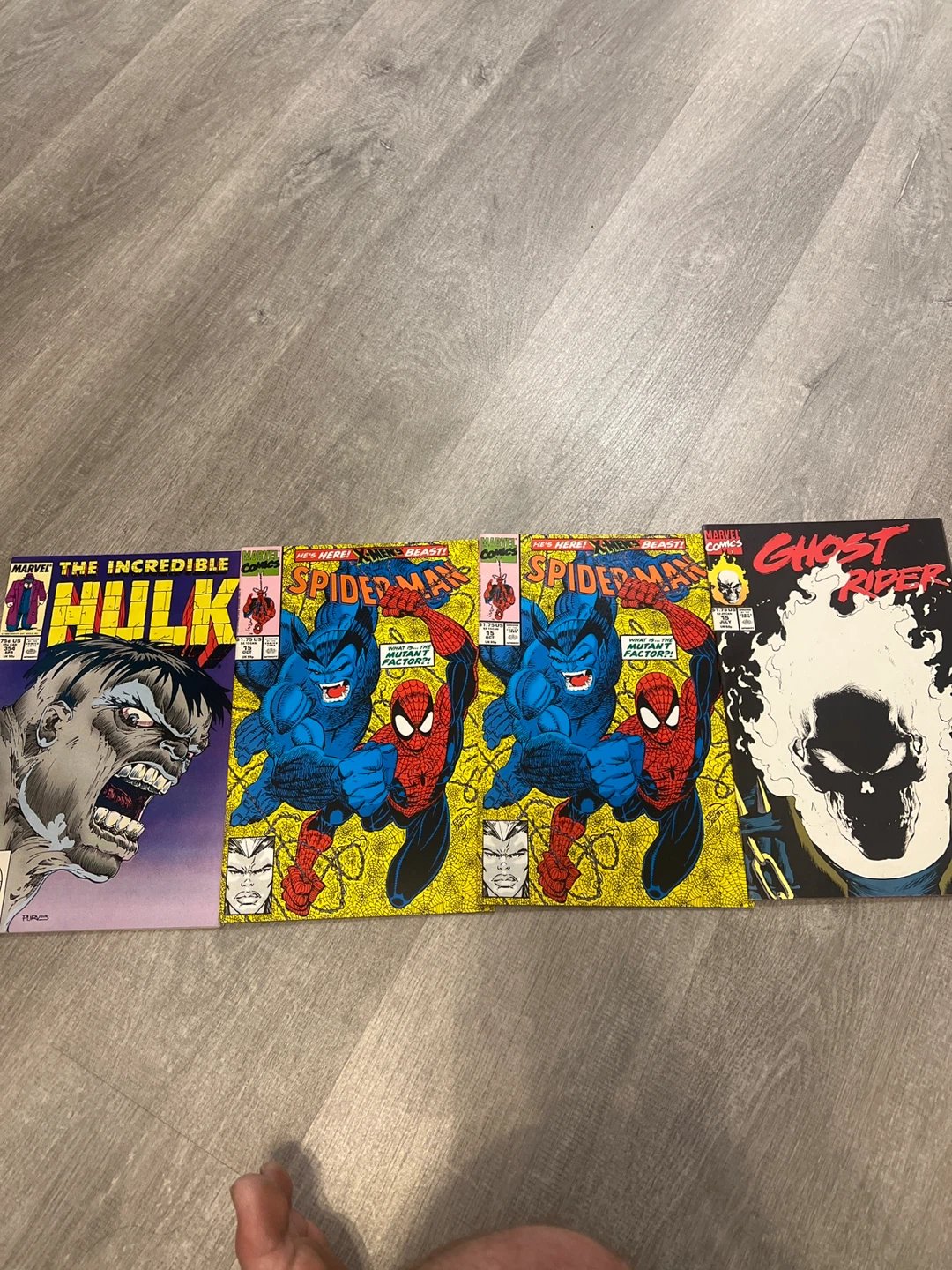 Marvel Comics Lot: Hulk, Spider-Man, Ghost Rider