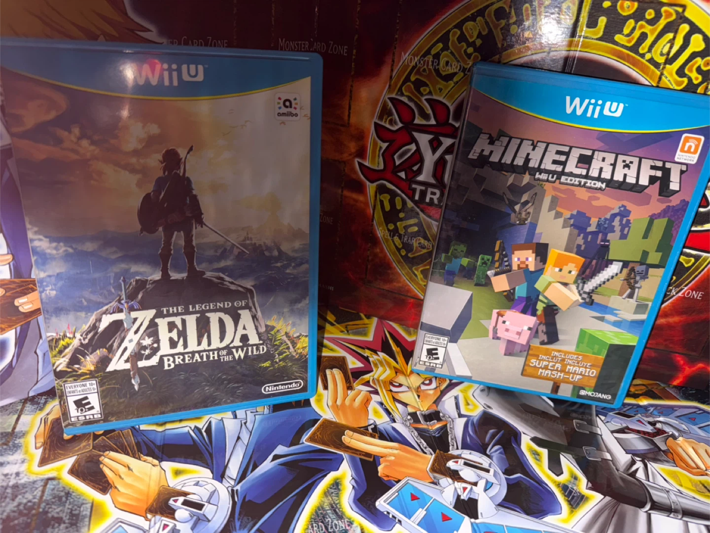 Nintendo Wii U Games: Minecraft & Zelda: Breath of the Wild
