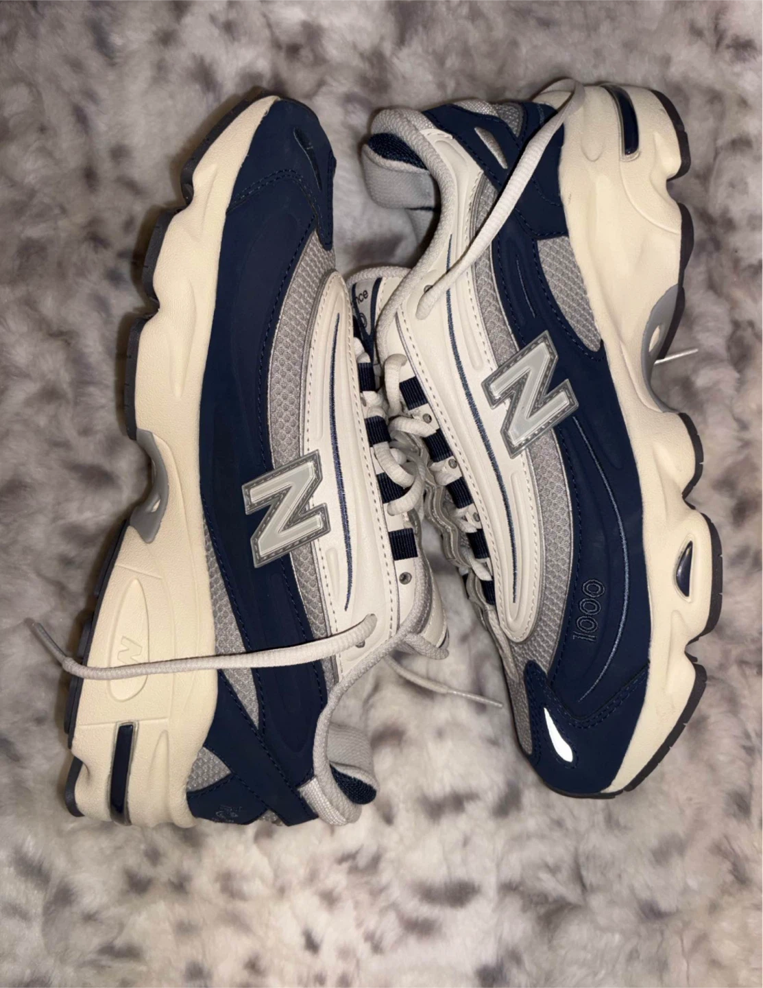 New Balance 1000 Navy & White Sneakers - photo 2
