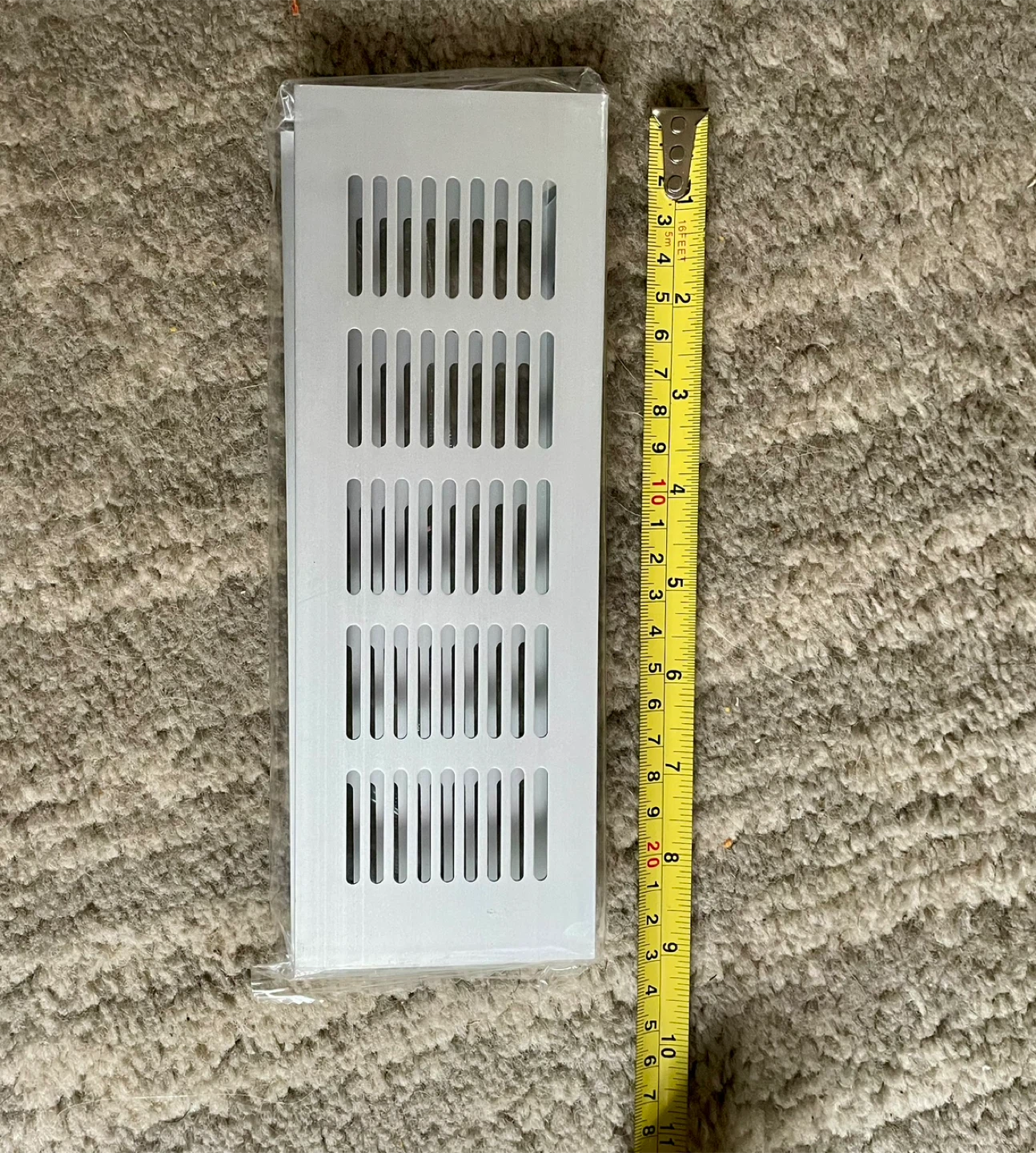 🥕2 White Metal air Vent  for walls, ceilings, bathrooms! - photo 3