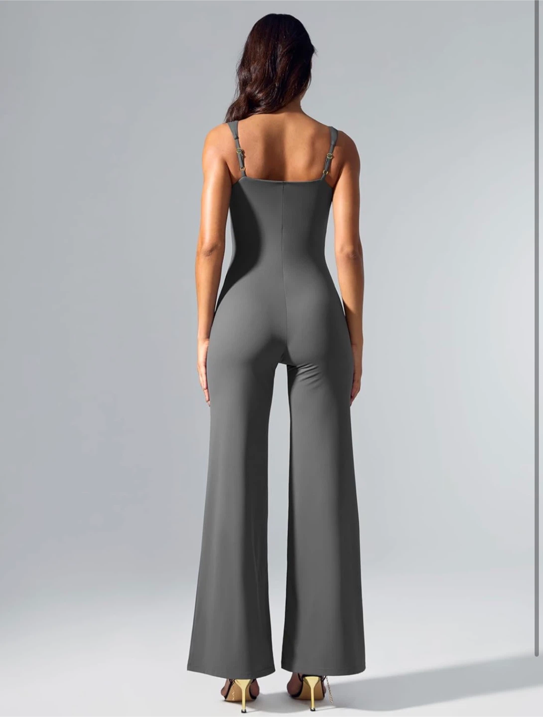 NEW! Vilanva Dressy One Piece Stretch Wide Leg Romper Jumpsuit - photo 3