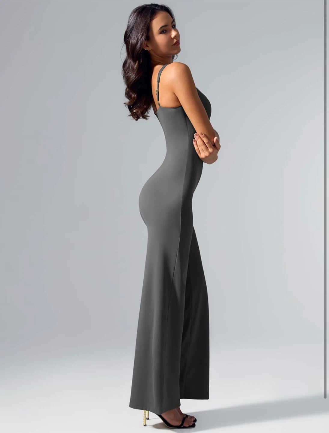 NEW! Vilanva Dressy One Piece Stretch Wide Leg Romper Jumpsuit - photo 2