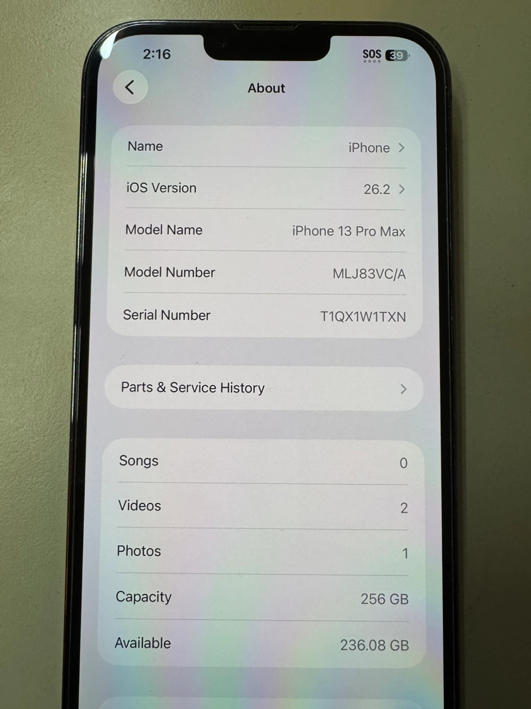 iPhone 13 PRO MAX 256GB Unlocked - photo 2