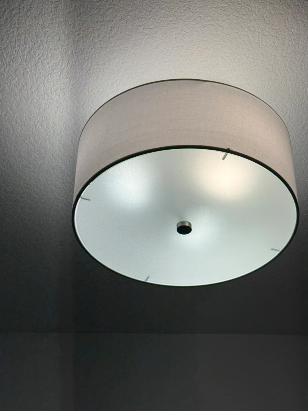 Two New Drum Flush Mount Ceiling Lights