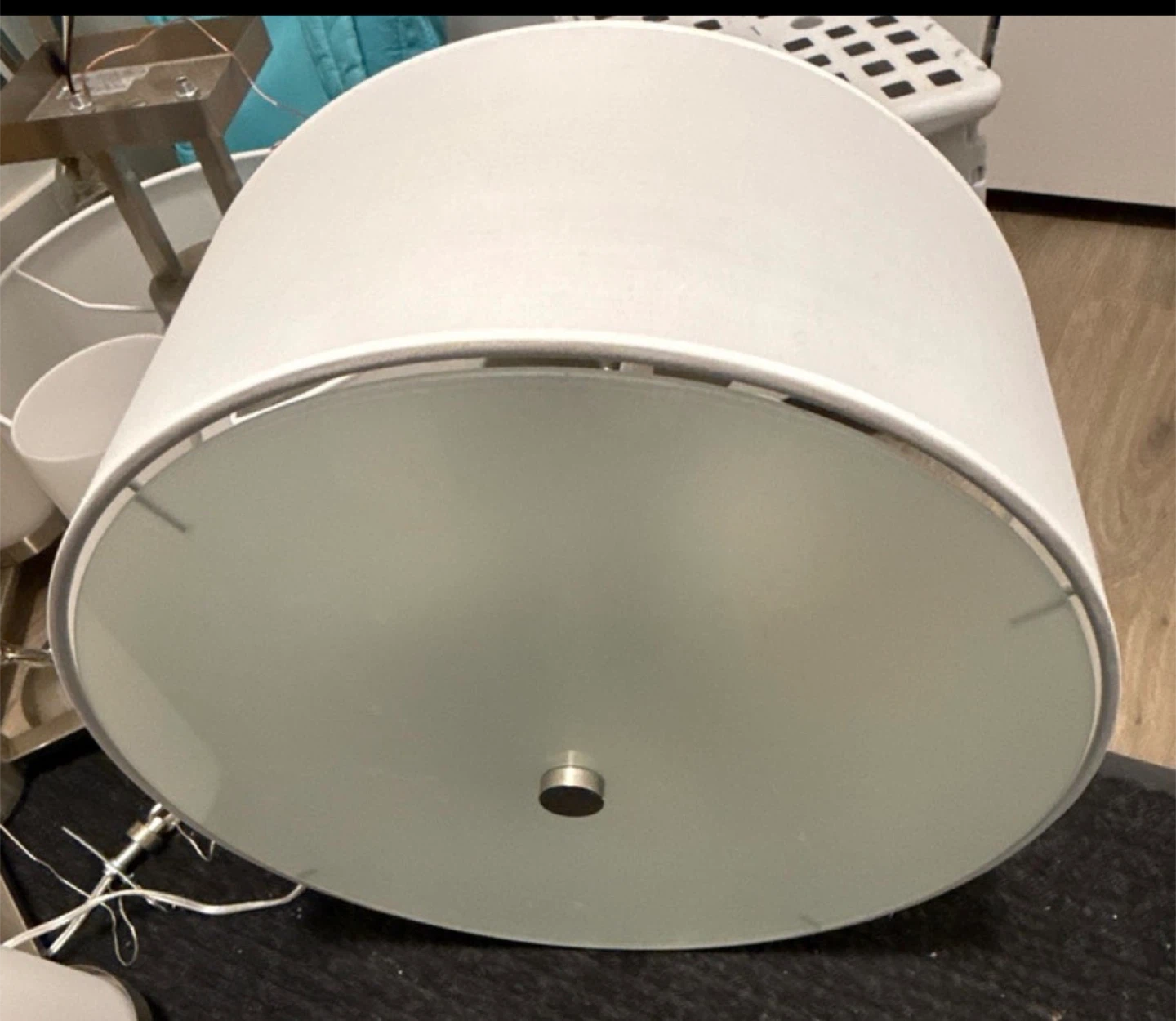Two New Drum Flush Mount Ceiling Lights - photo 3