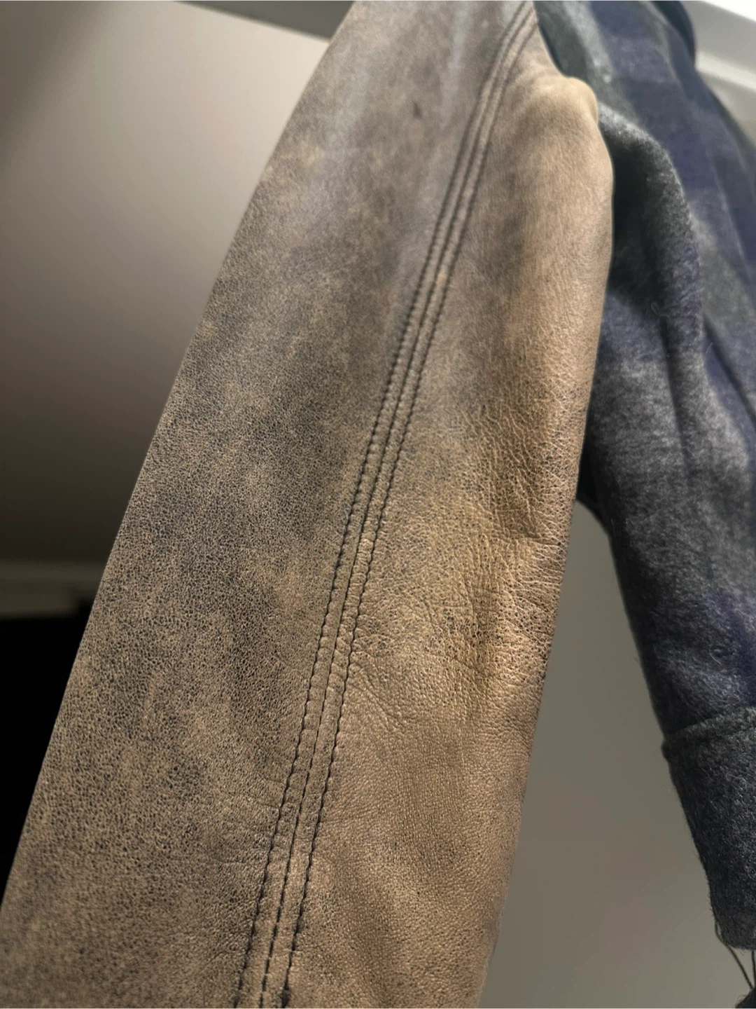 Mauro Grifoni Plaid Wool Moto Jacket - photo 4