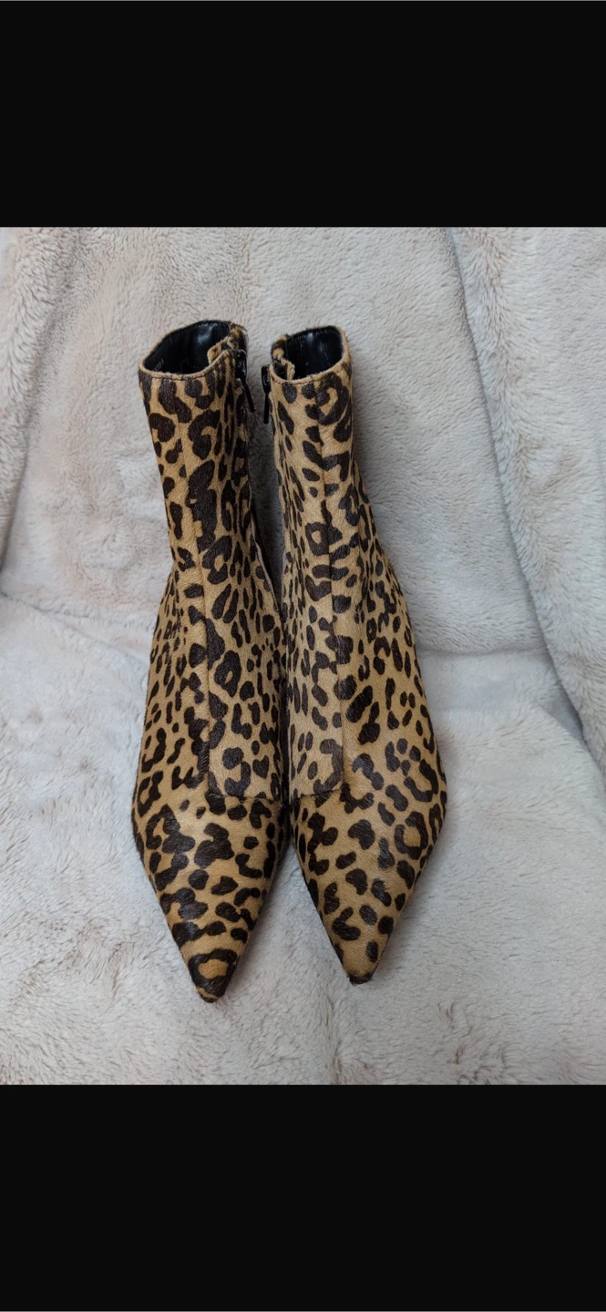 NEW! Steve Madden ALSTON LEOPARD PRINT ANKLE BOOTS - photo 4