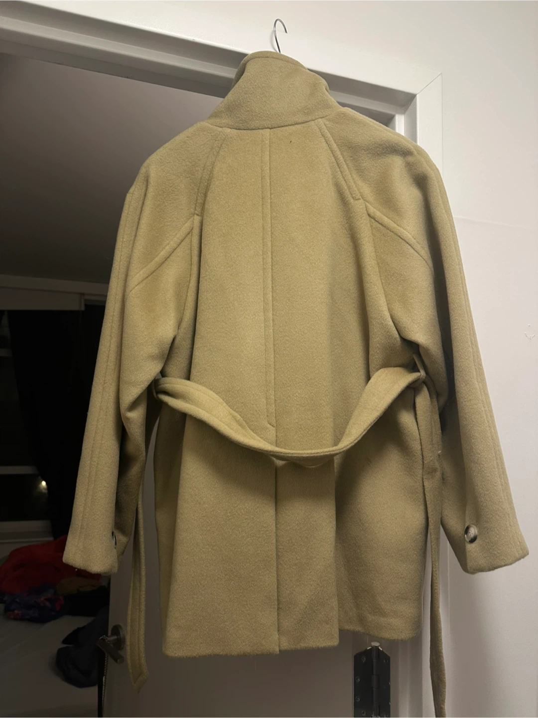 MOHAN Women's Wool 100% Belted Coat - photo 3