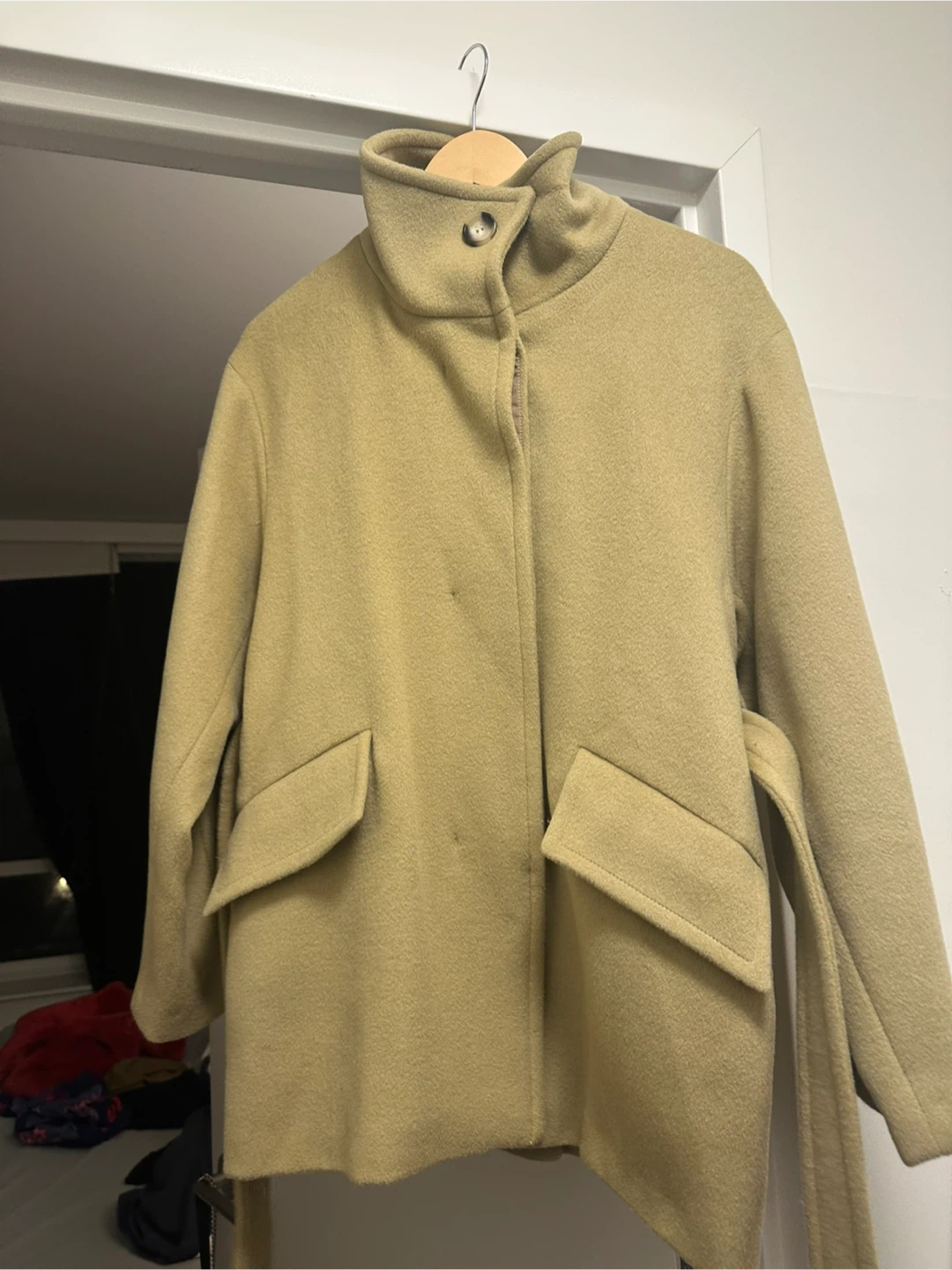 MOHAN Women's Wool 100% Belted Coat - photo 2