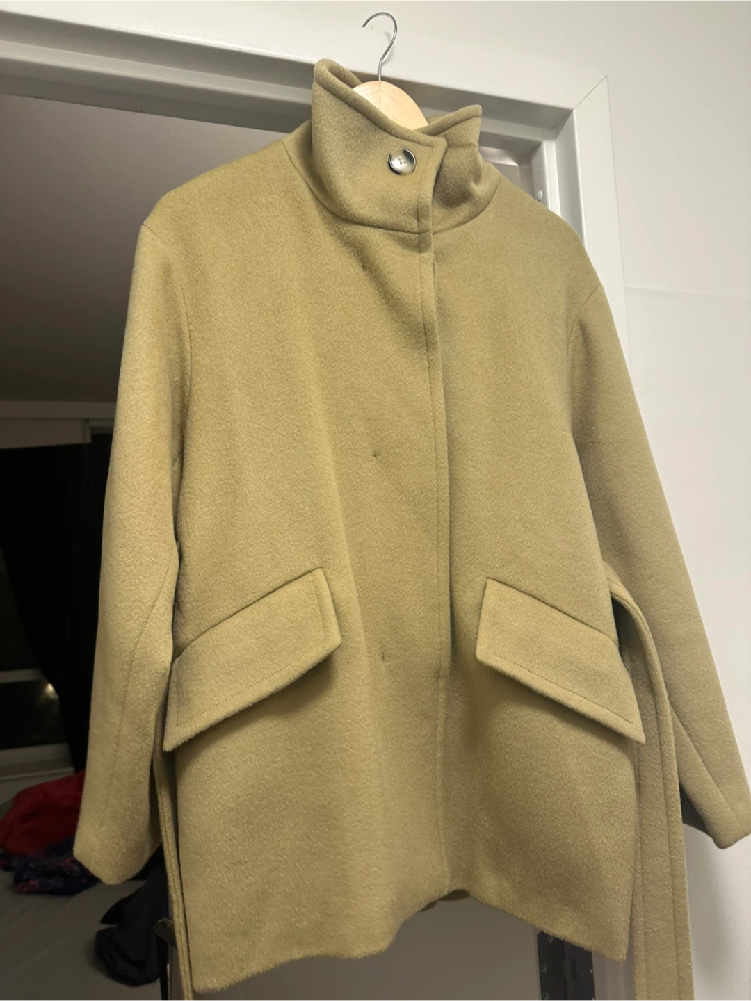 MOHAN Women's Wool 100% Belted Coat