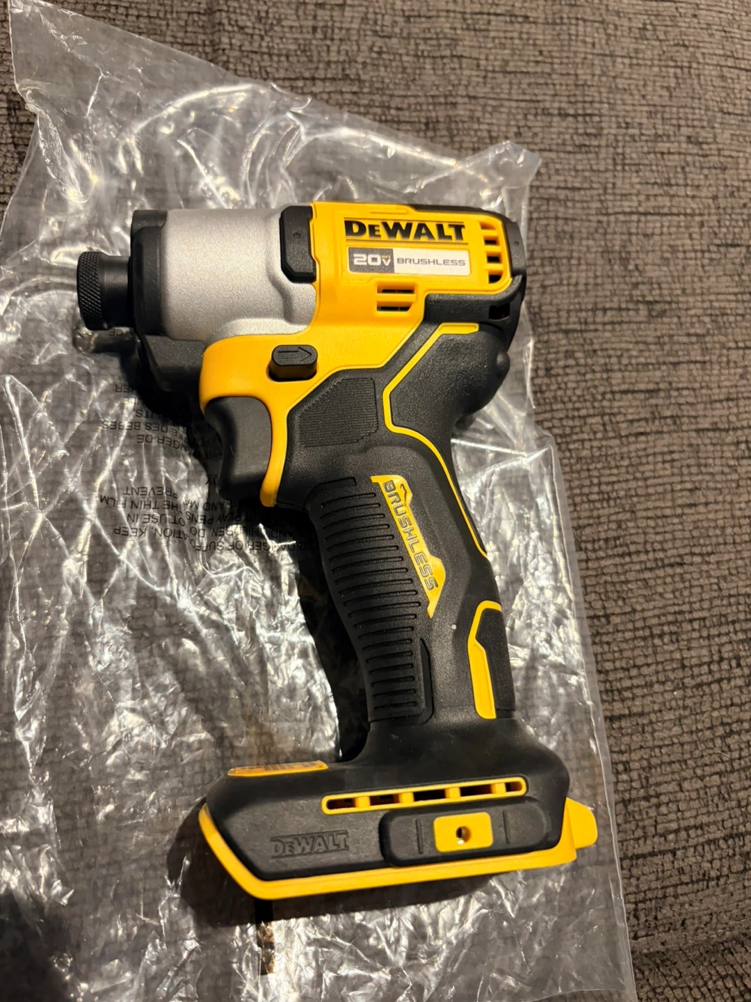 Tool only.   Brand new DEWALT 20V Brushless Impact Driver