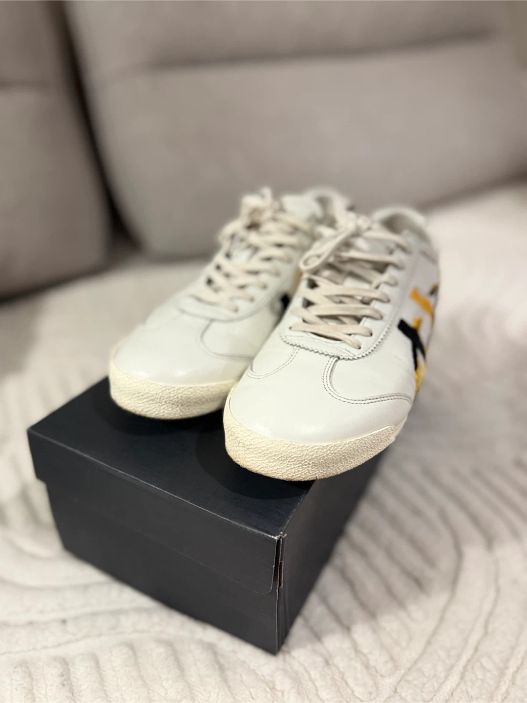 Onitsuka Tiger Mexico 66 White Yellow Black Shoes - photo 3