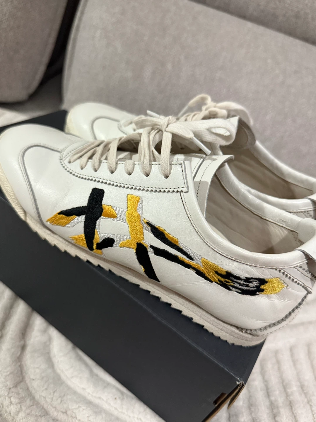 Onitsuka Tiger Mexico 66 White Yellow Black Shoes