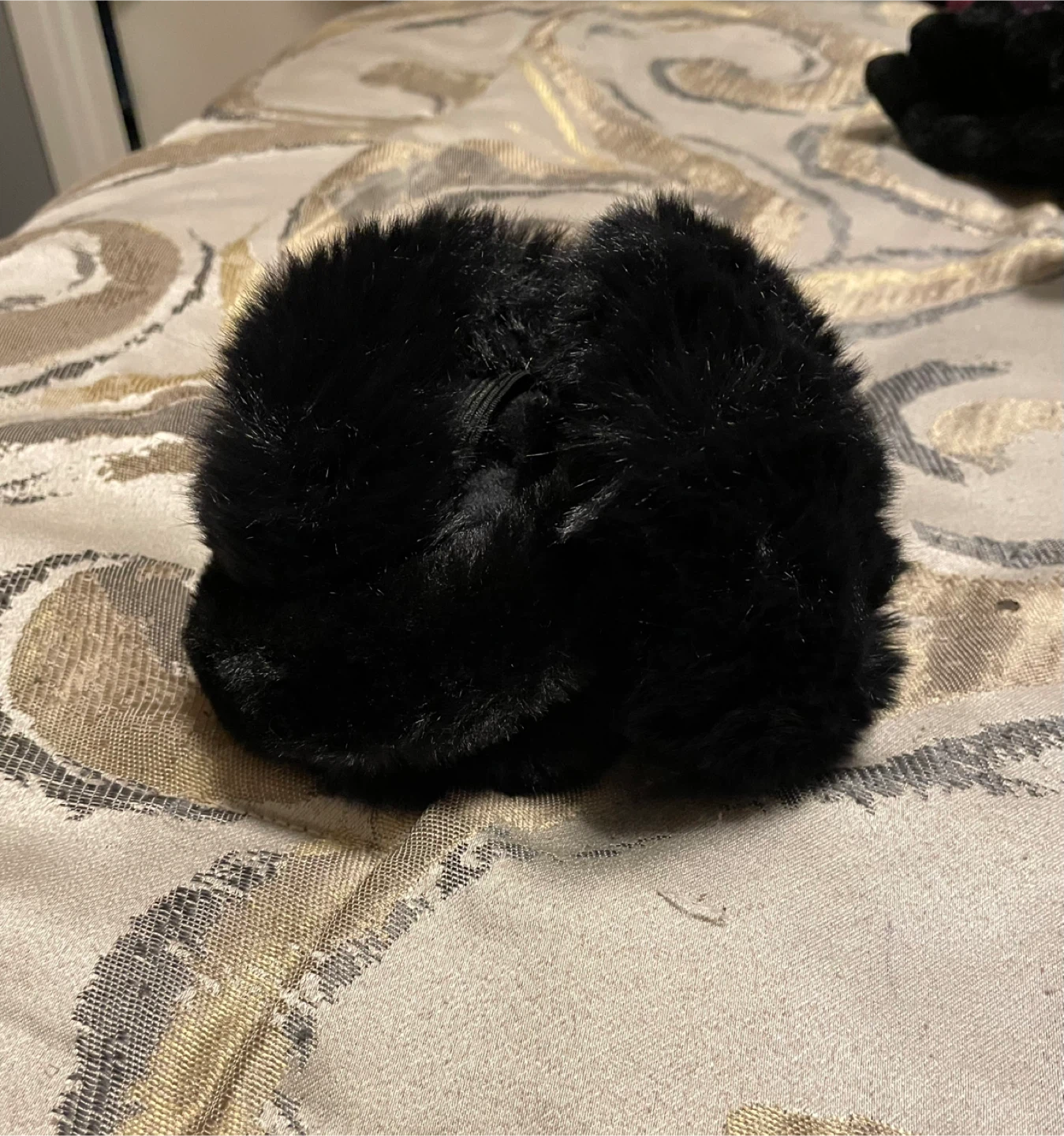 🥕Black Faux Fur Earmuffs - photo 3