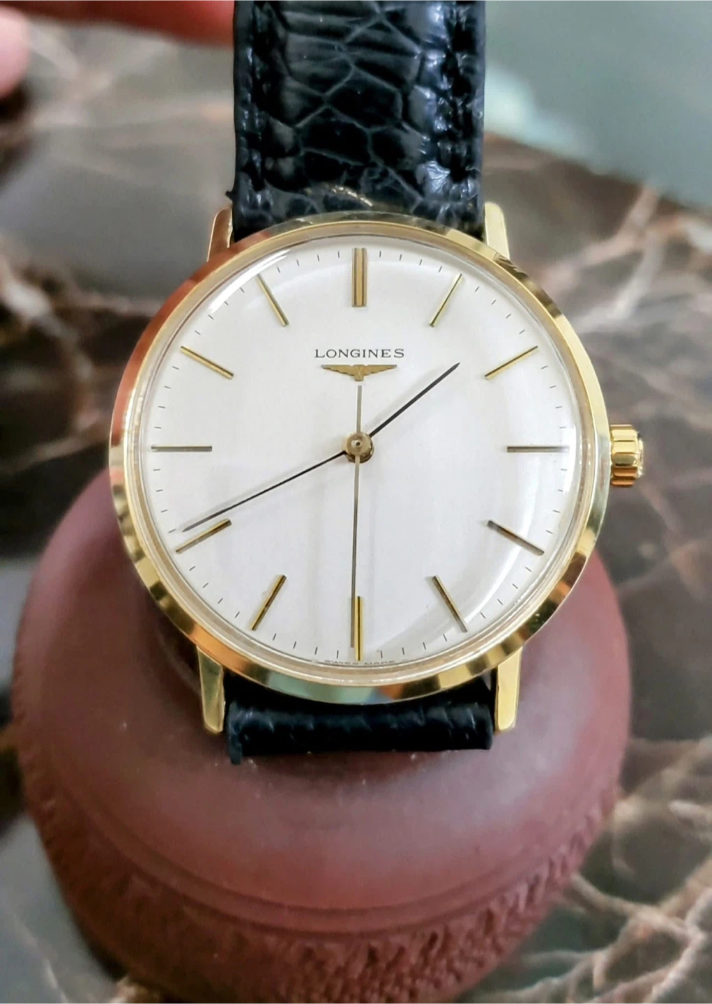 LONGINES vintage watch gold plated