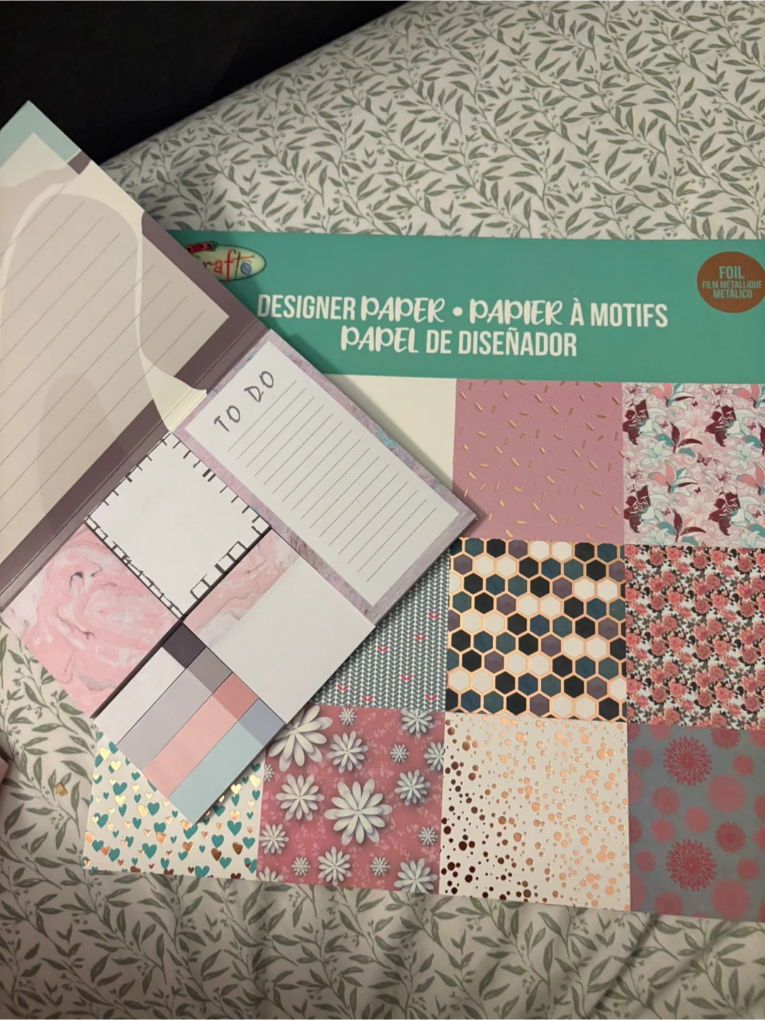 Craft Paper Assortment with Foil Accents