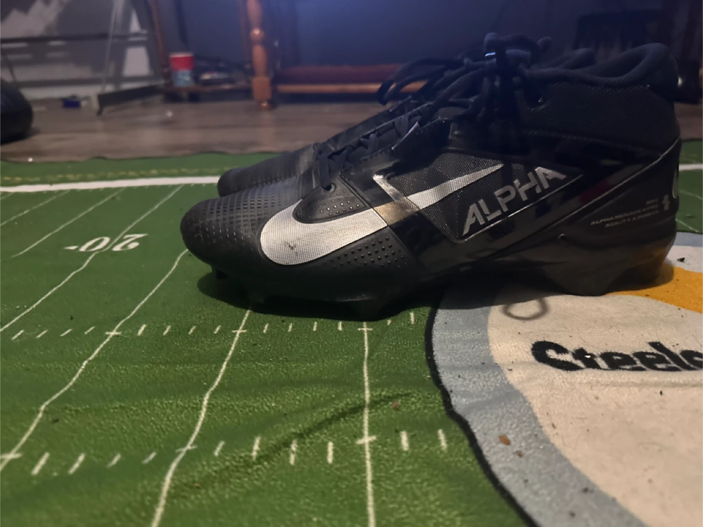 Nike Alpha Men's Football Cleats Black