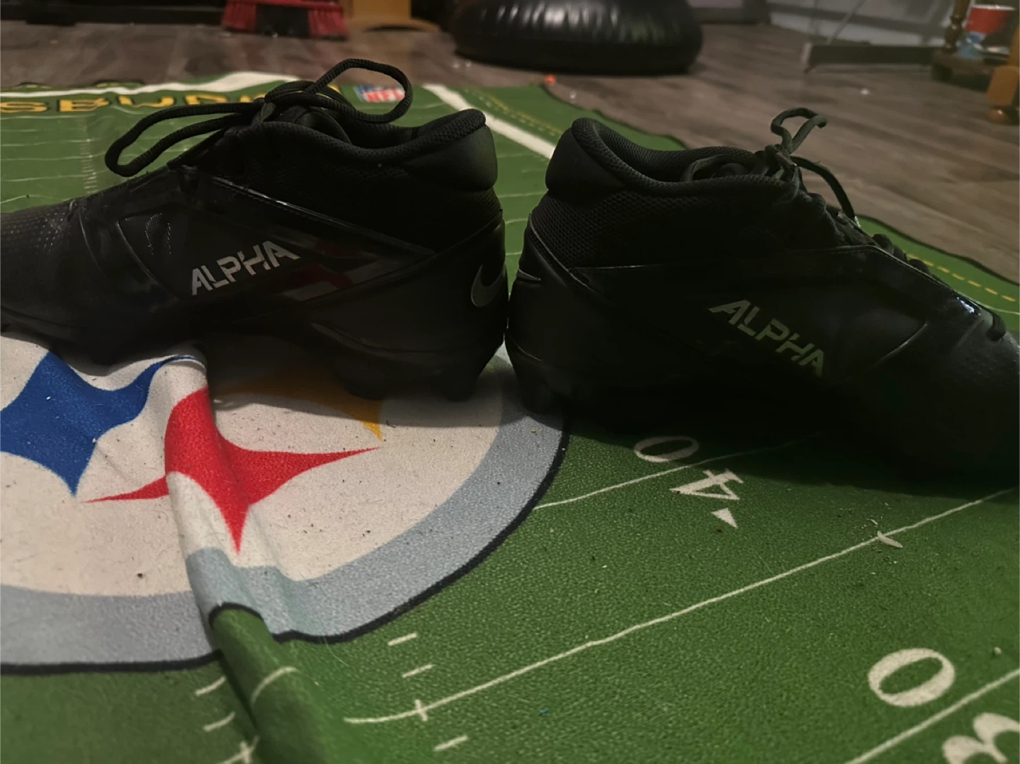Nike Alpha Men's Football Cleats Black - photo 3