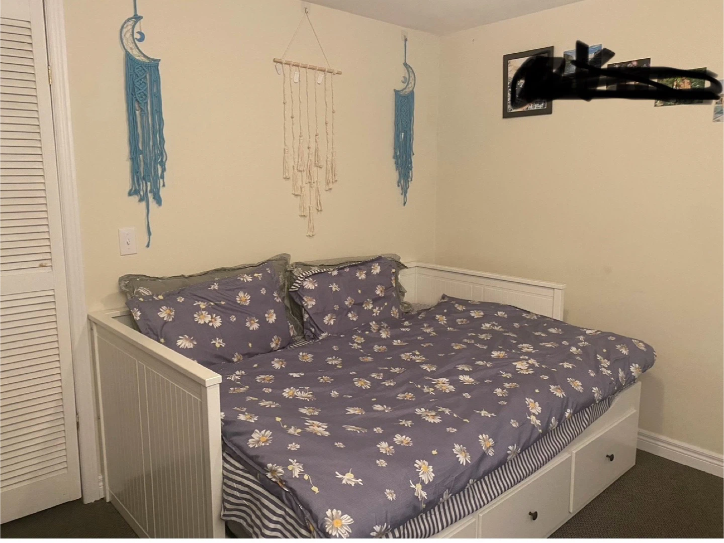 IKEA White Daybed with 3 Drawers - photo 4