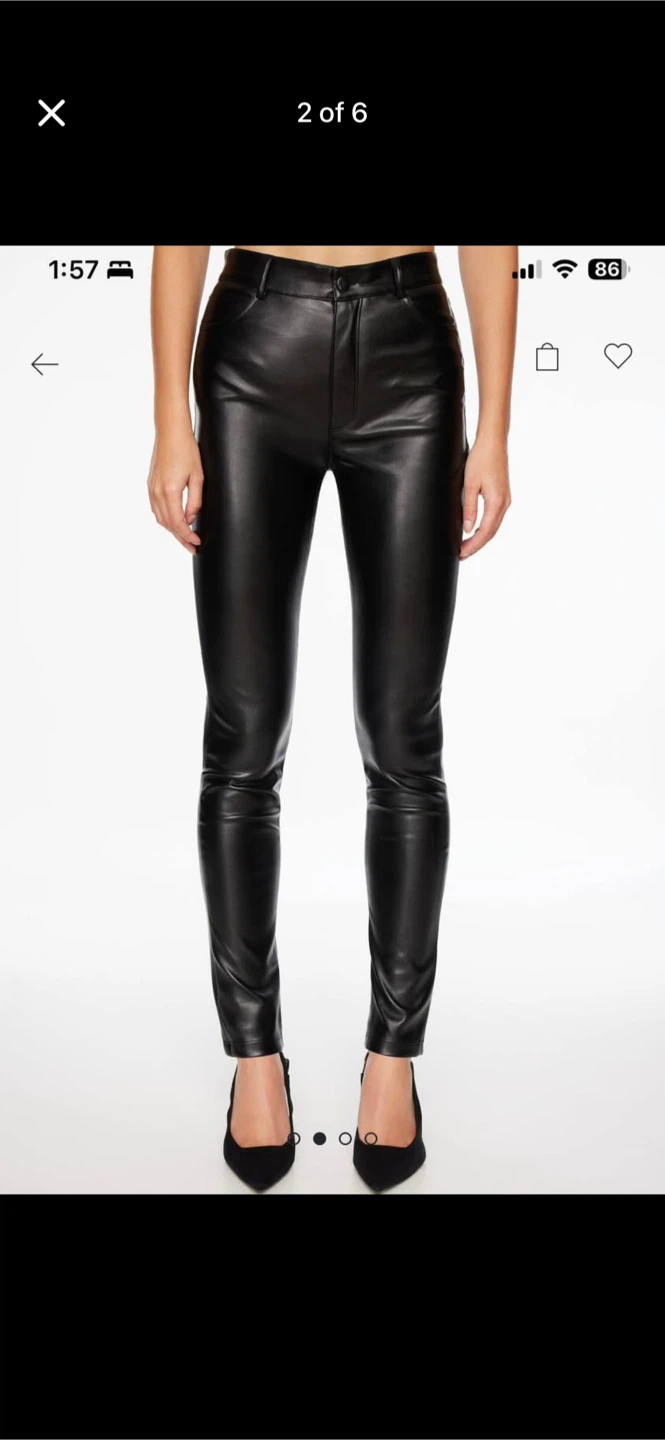 Dynamite Kate Faux Leather Skinny Pants - photo 2
