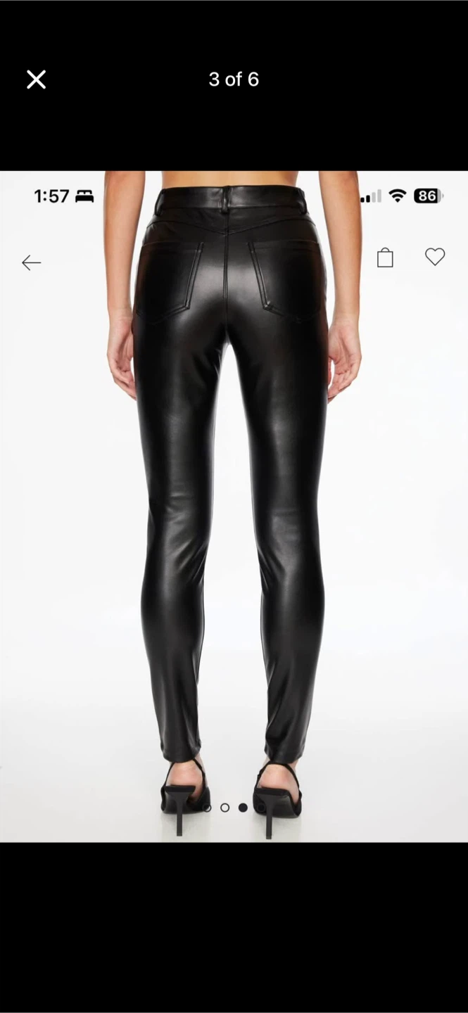 Dynamite Kate Faux Leather Skinny Pants - photo 3