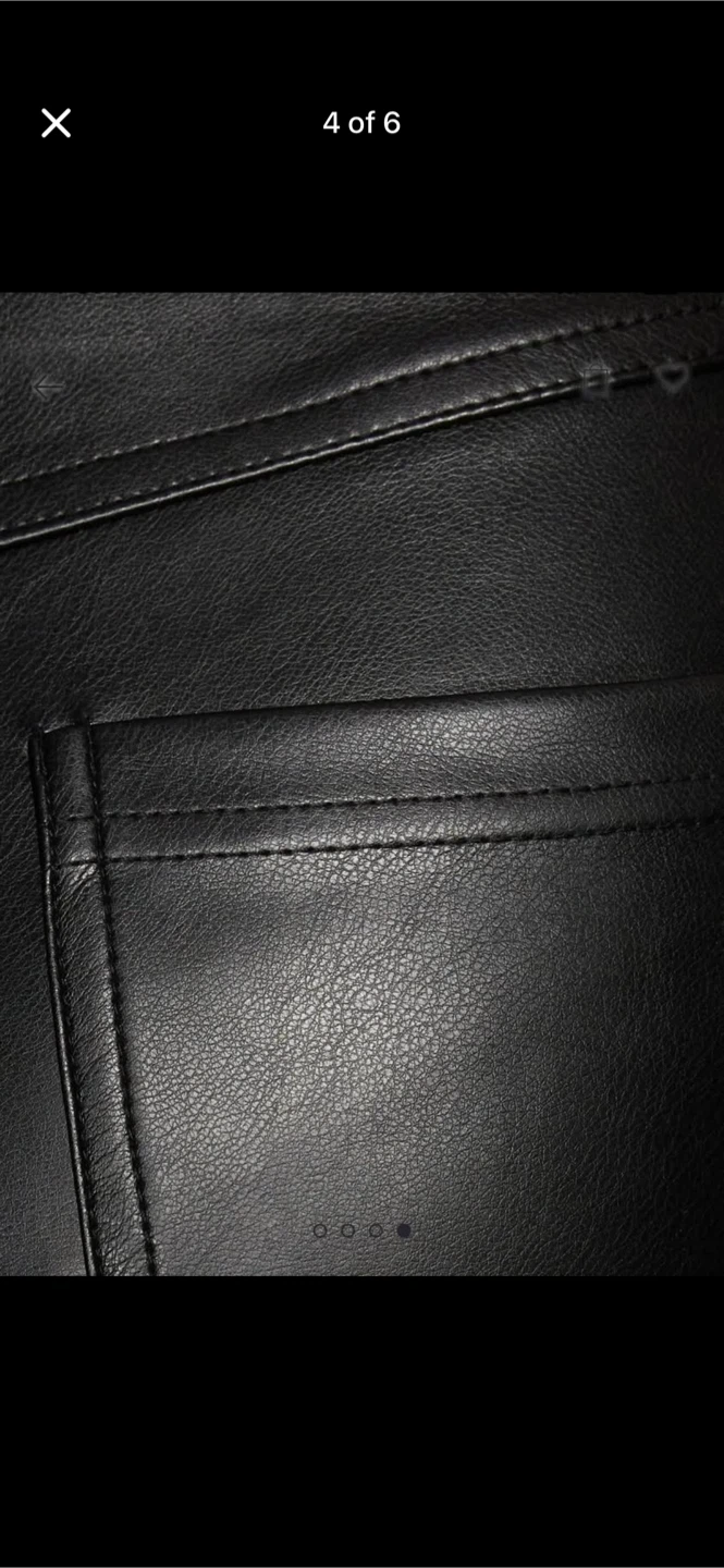 Dynamite Kate Faux Leather Skinny Pants - photo 4