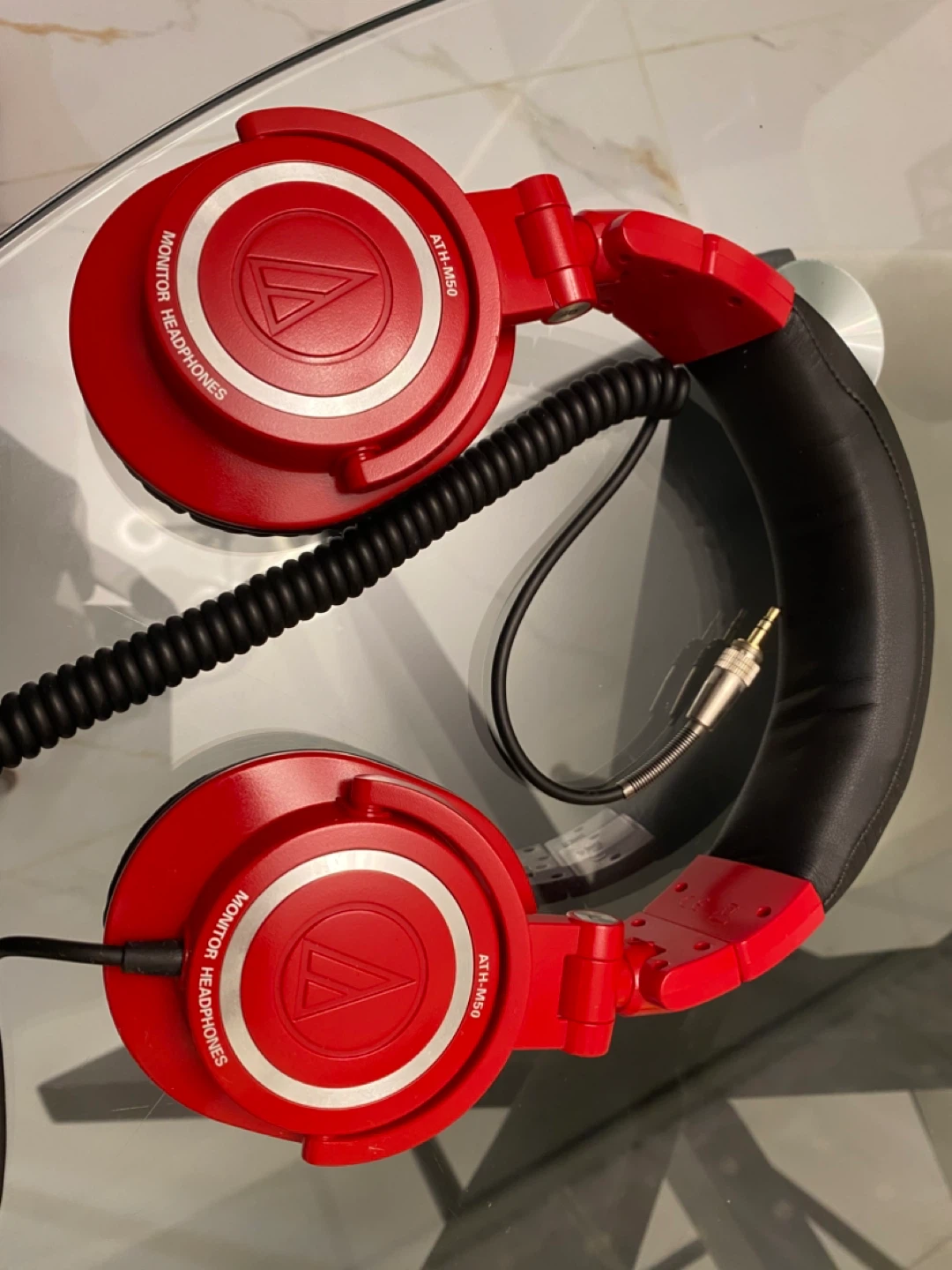Audio-Technica ATH-M50x Red Studio Monitor Headphones