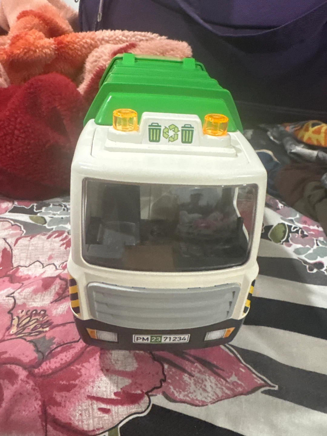 Playmobil Garbage Truck Toy with Mini Bins - photo 2
