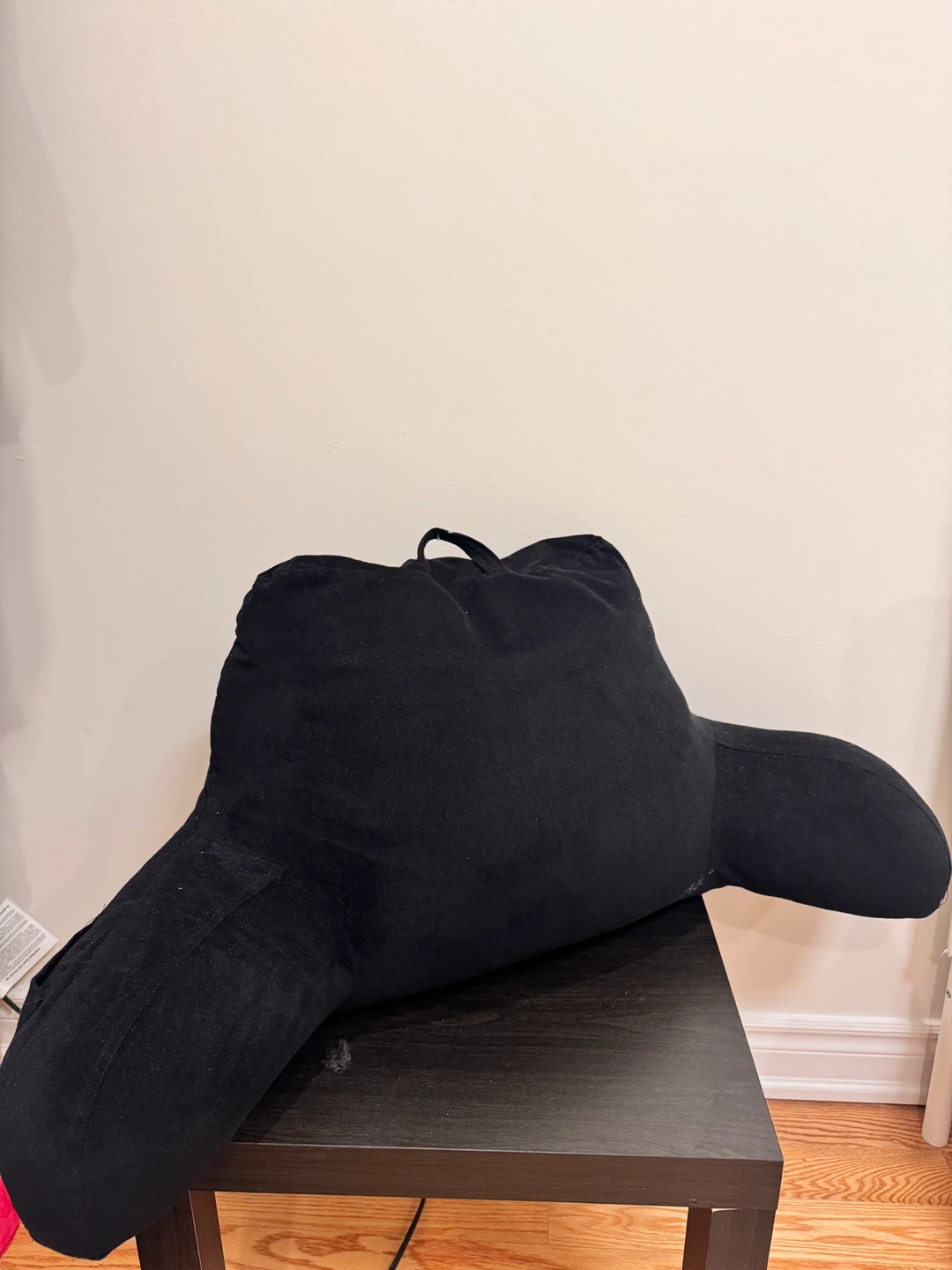 Black Bedrest Reading Pillow