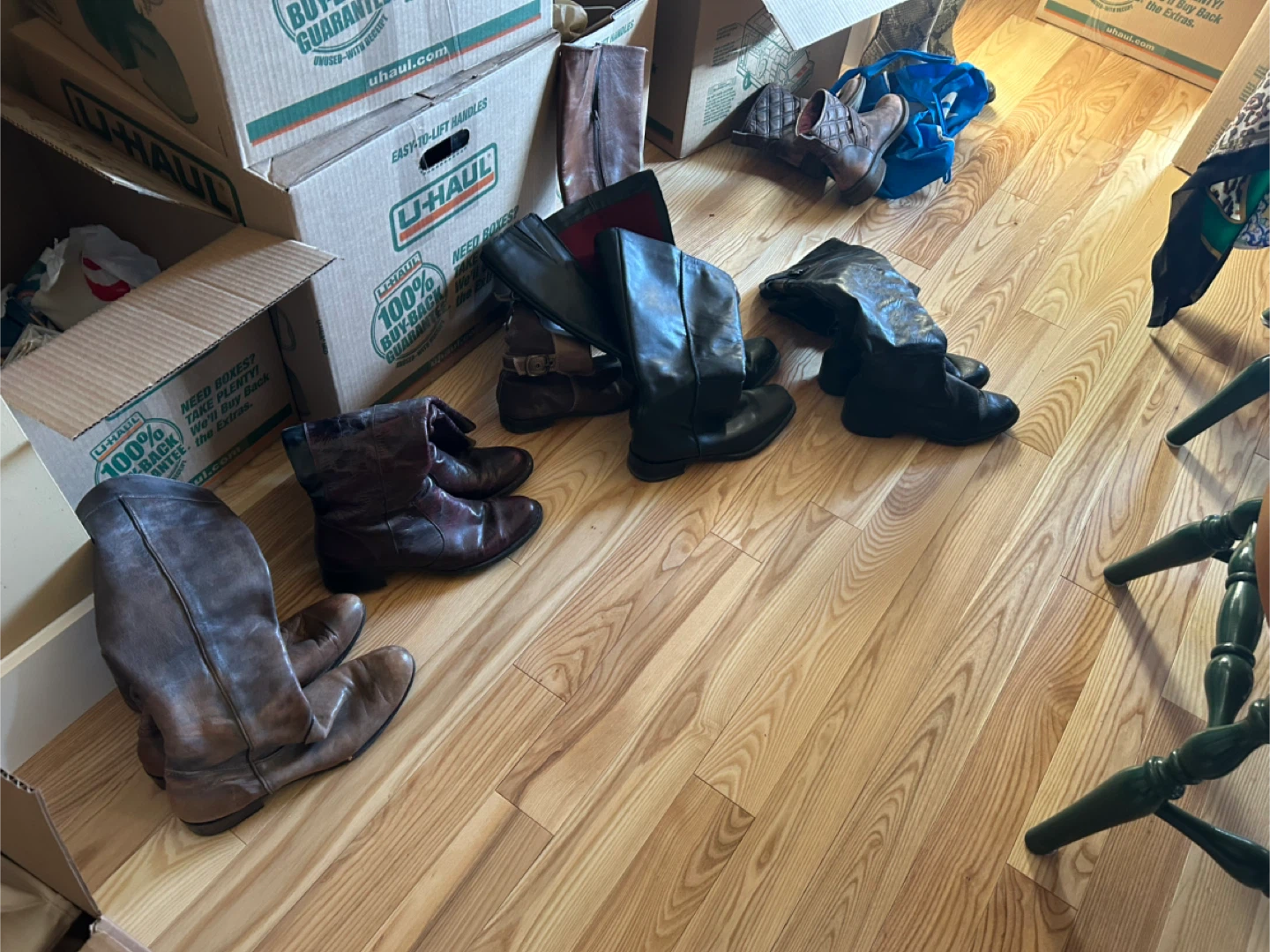 $20 each boot size 10 Mixed Lot of Women's Leather Boots