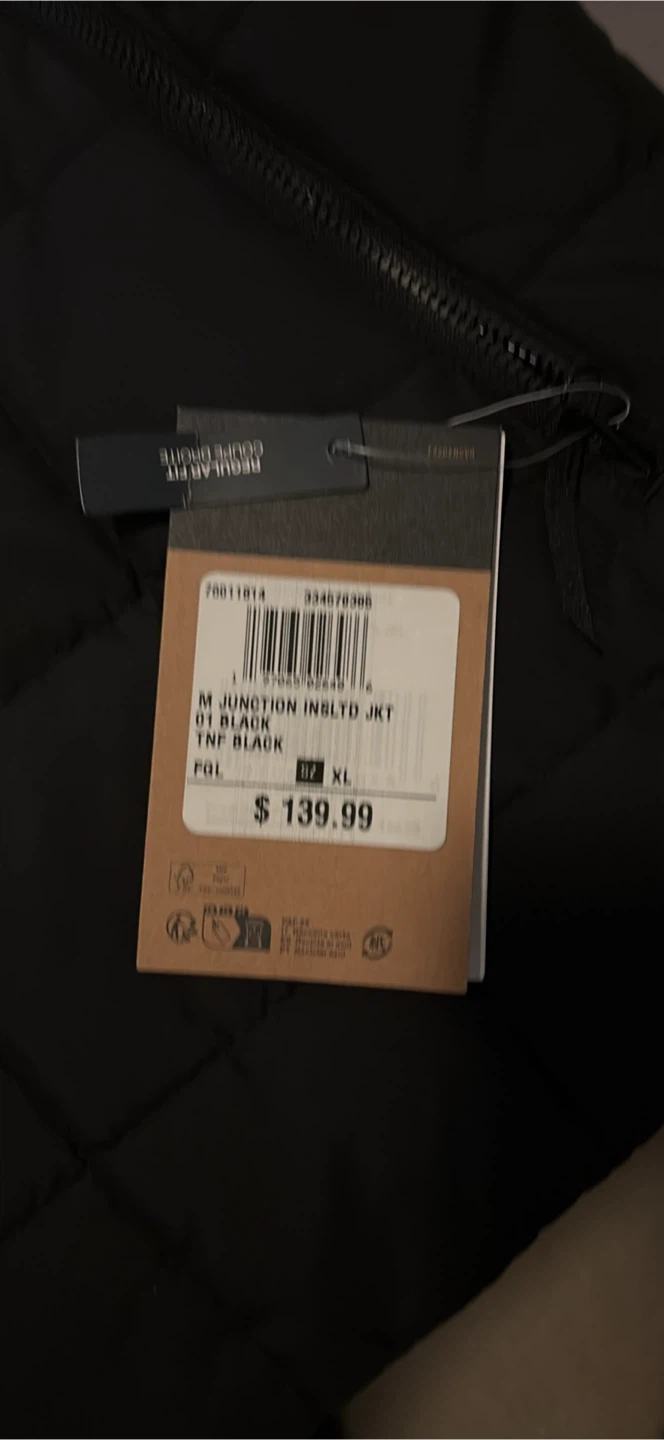 The North Face Men's Junction Insulated Jacket - Black, XL - photo 4