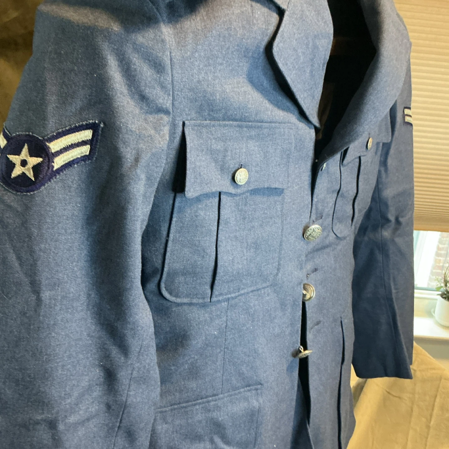 Vintage Air Force Uniform Jacket and Pants Set - photo 2