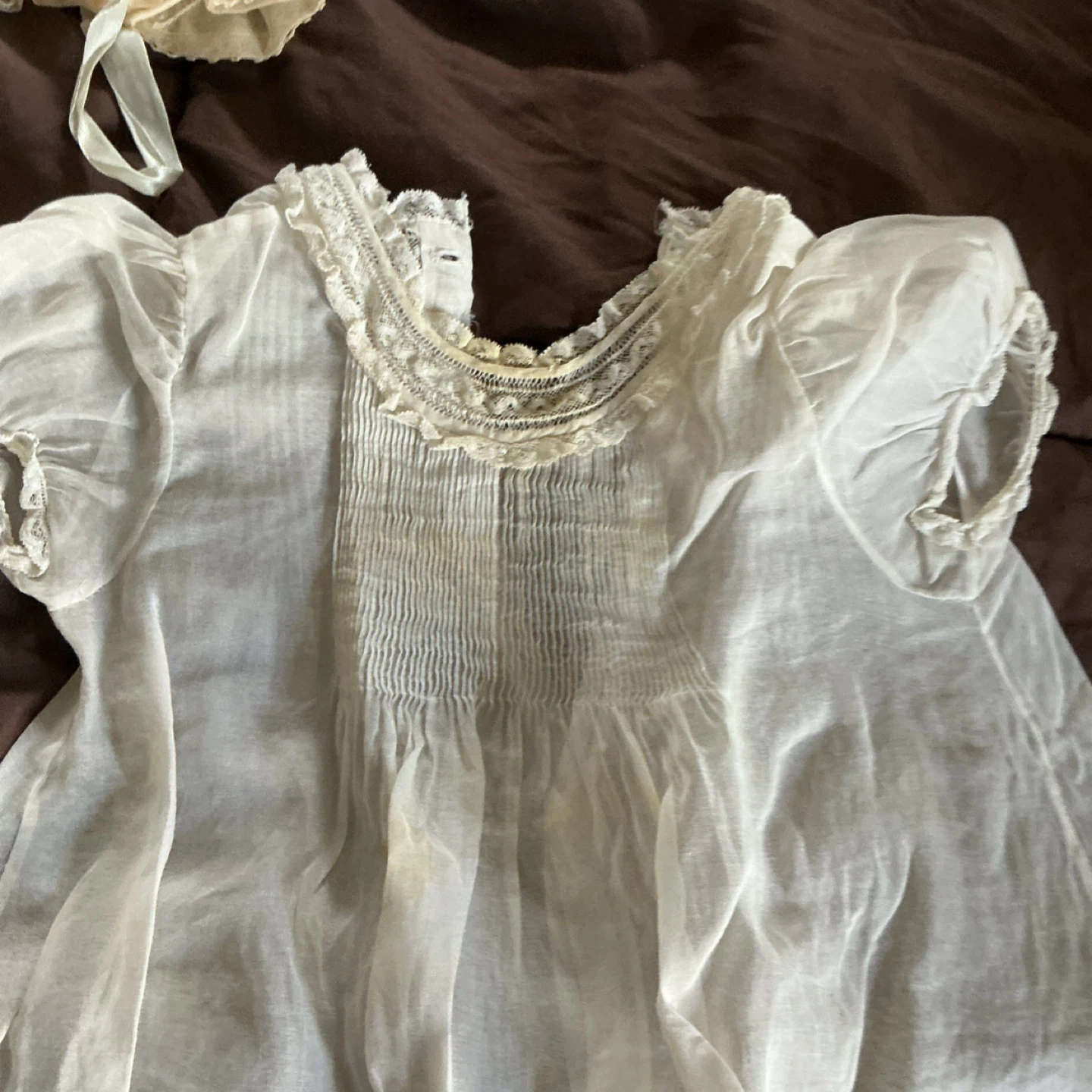 Baby Christening Gown 1969 original - photo 4