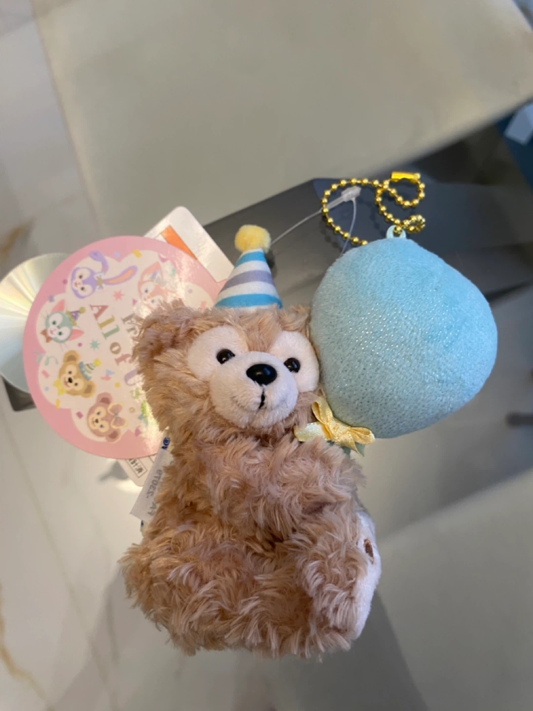 Disney Duffy Bear Plush Keychain