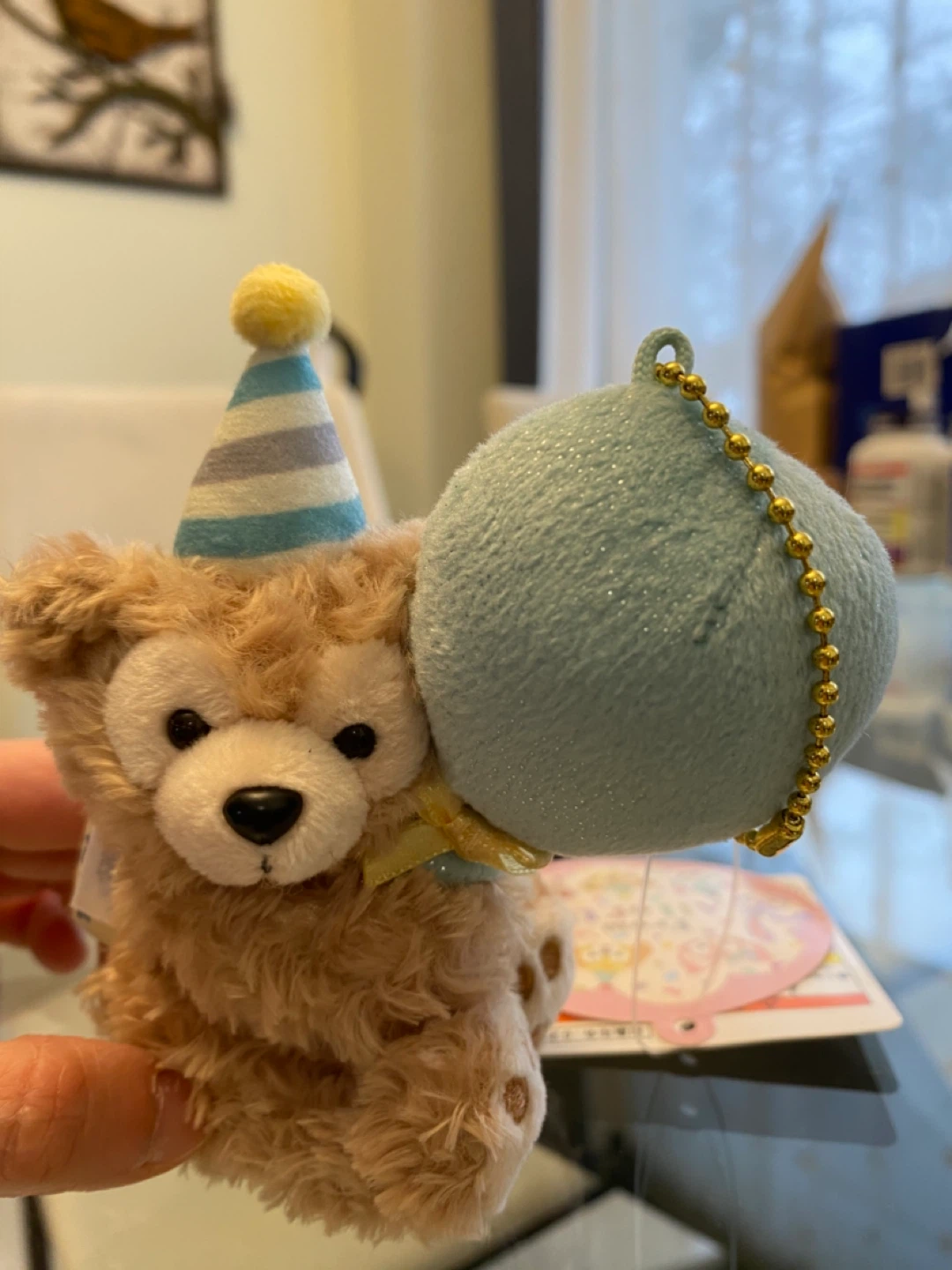 Disney Duffy Bear Plush Keychain - photo 2