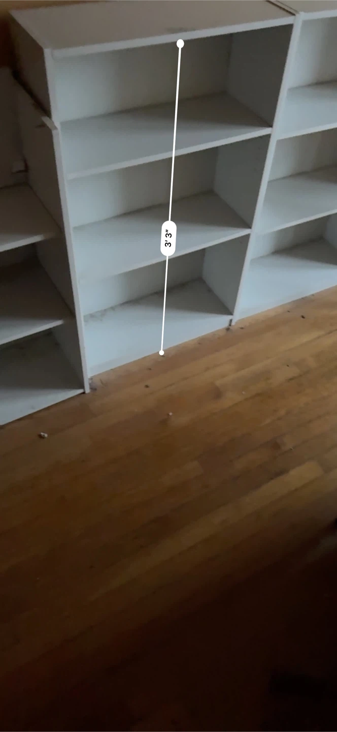 White 3-Shelf Bookcase - 33" H x 24" W - photo 3