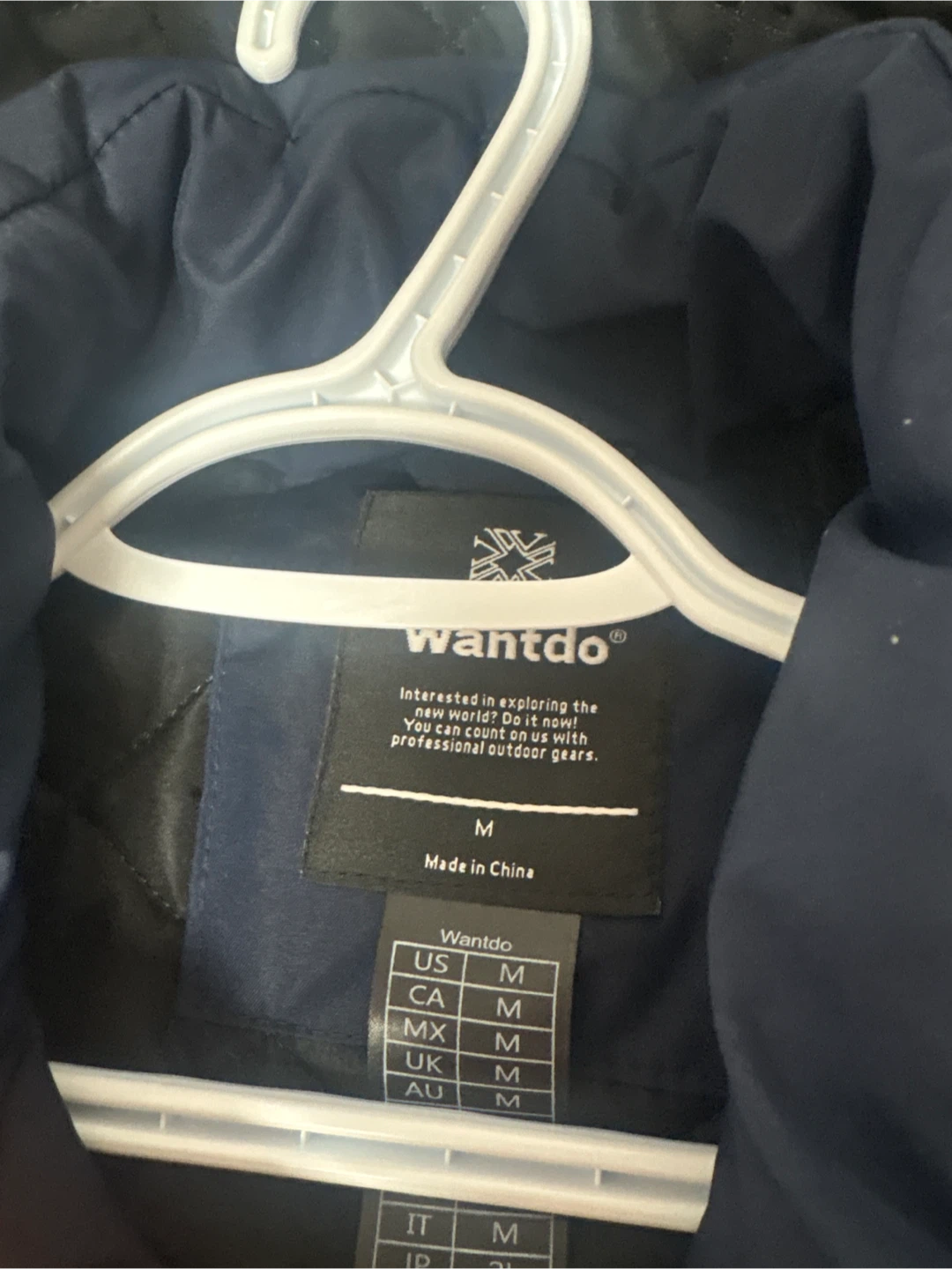 Wantdo Navy Parka Jacket - Size M - photo 2