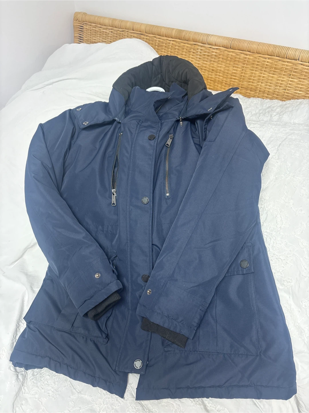 Wantdo Navy Parka Jacket - Size M