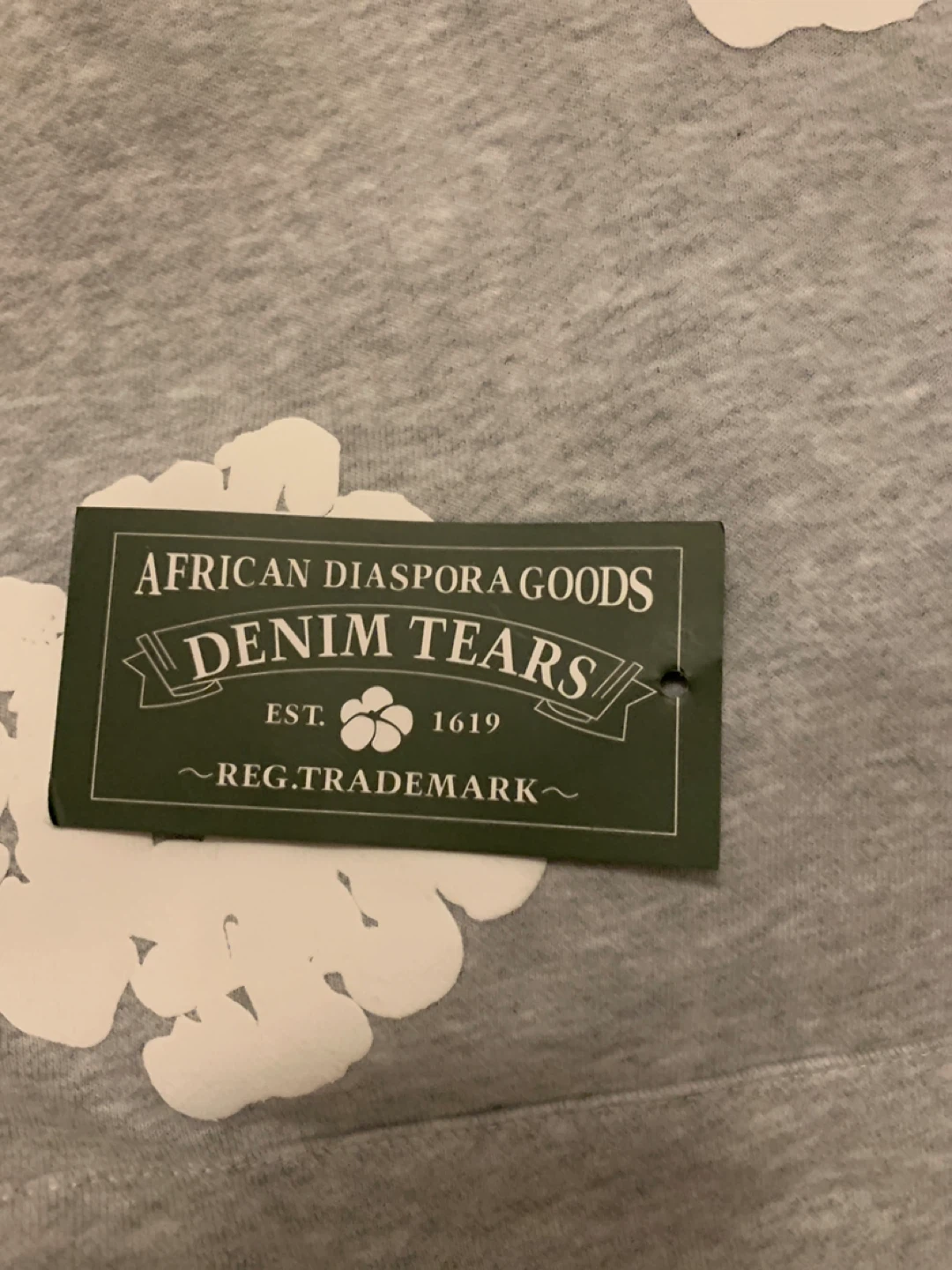 Denim Tears Grey Cloud Hoodie Size S - photo 2