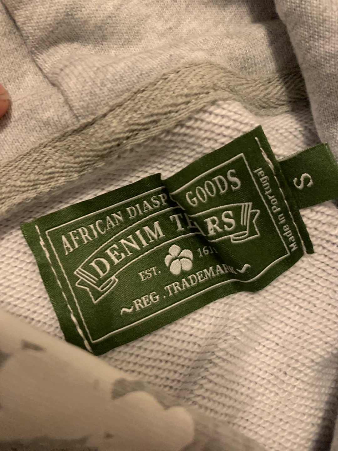 Denim Tears Grey Cloud Hoodie Size S - photo 3
