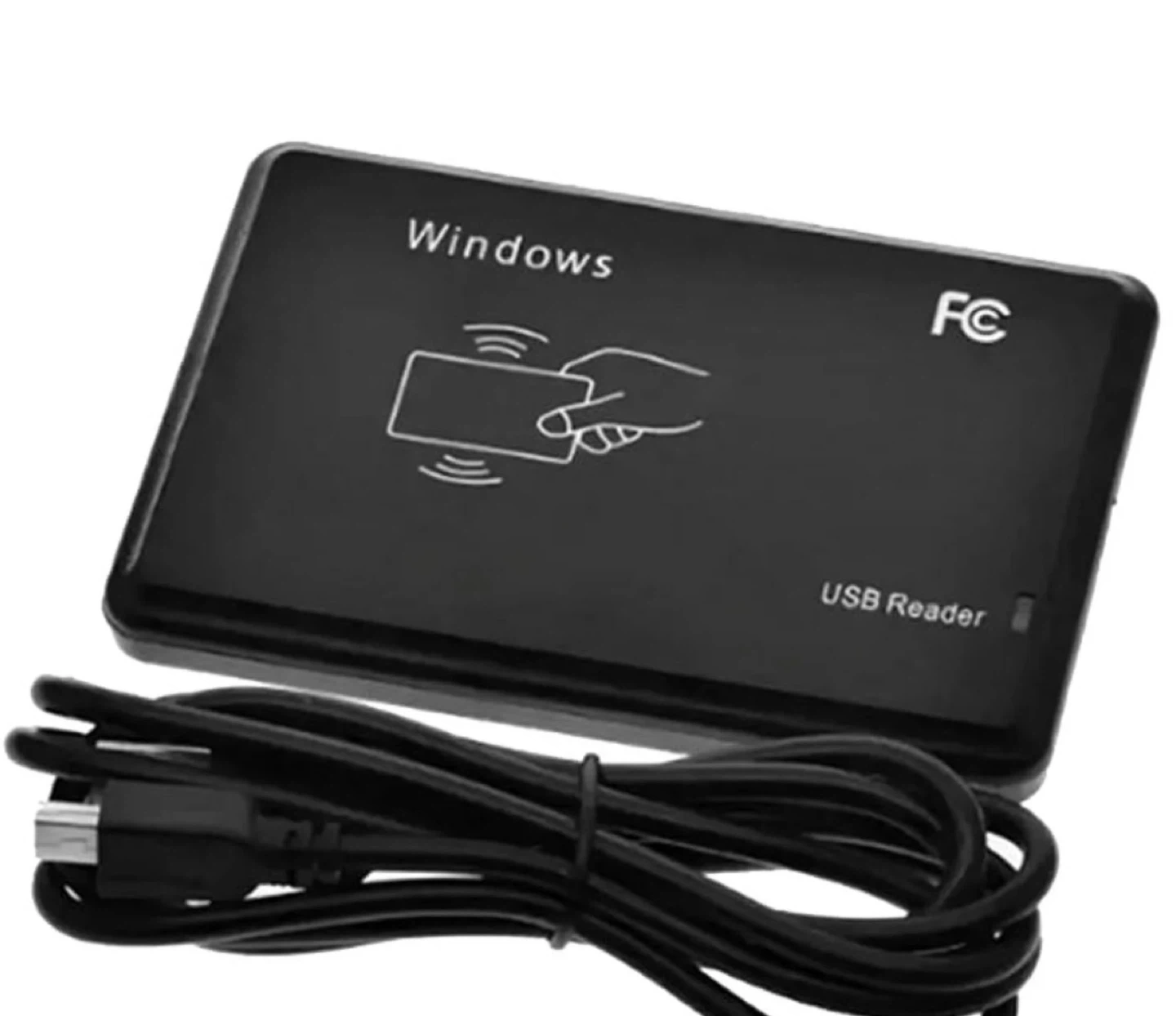Black RFID USB Reader for Windows
