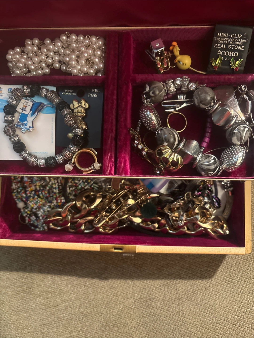 Full Jewelry Box with Assorted  Jewelry - photo 2