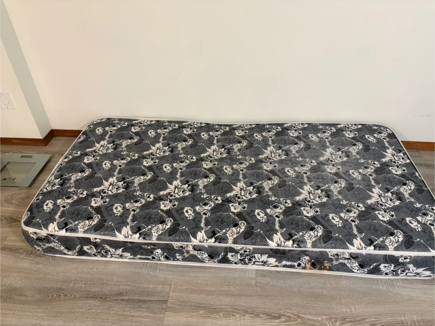 Grey Floral Mattress