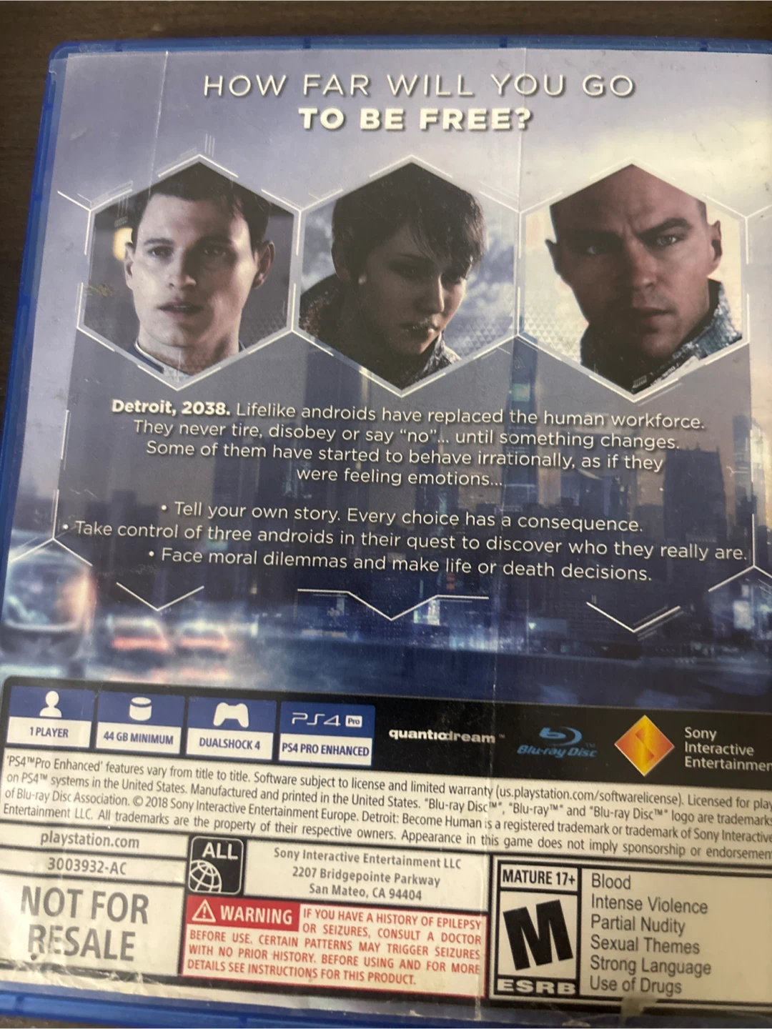 Detroit: Become Human PS4 Game - photo 3
