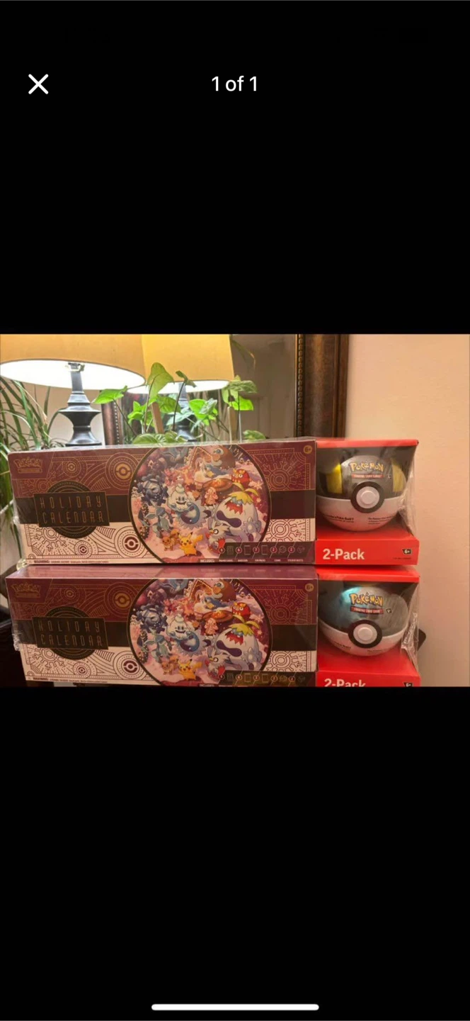 Pokemon Holiday Calendar & Trading Card Balls