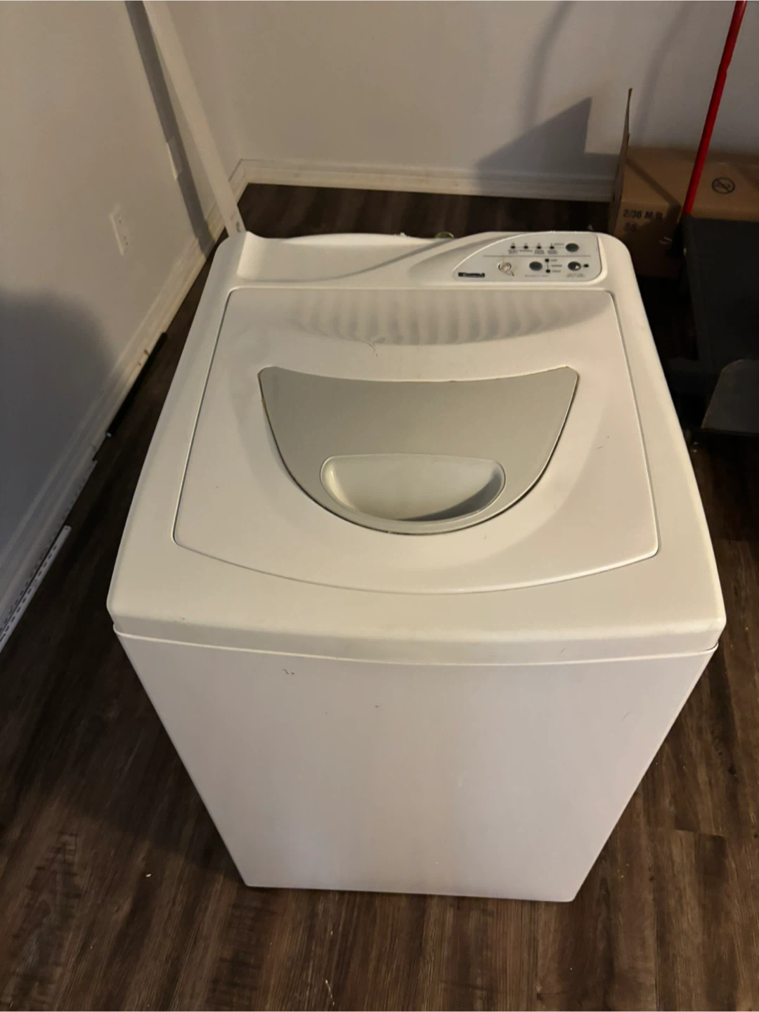 White Top-Load Washing Machine