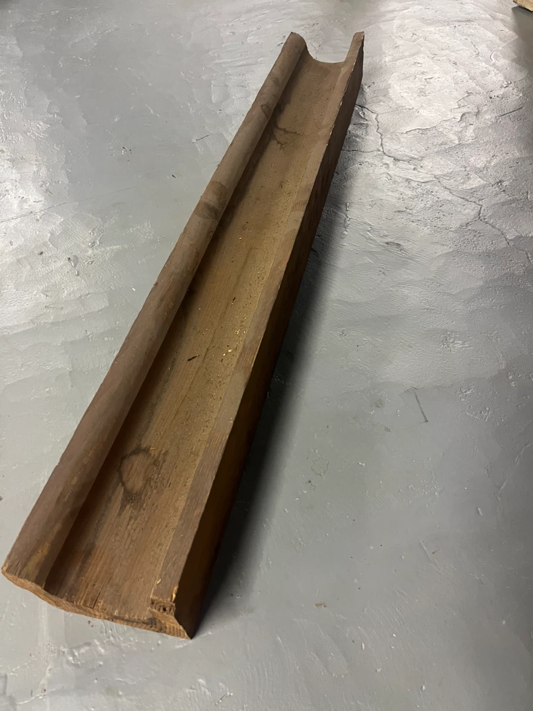 3FT Wooden Gutter - unused - see details below for more