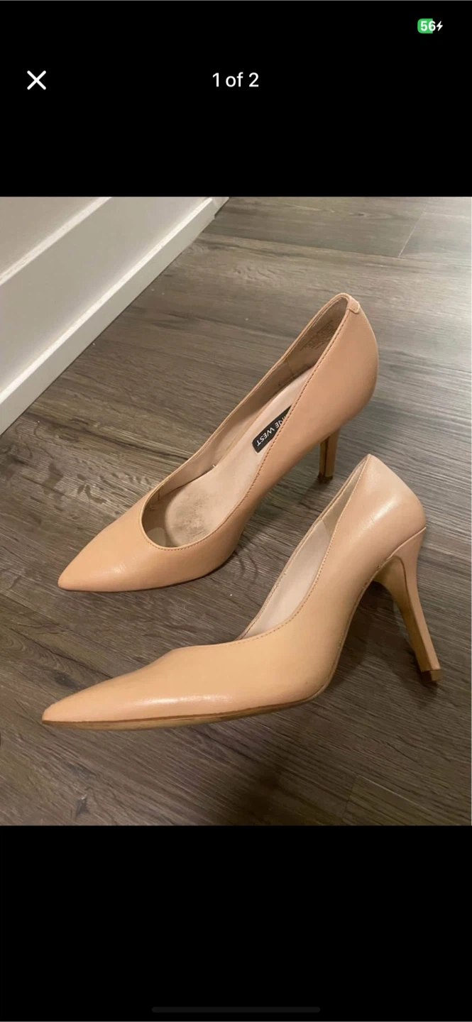 Nine West Women's Nude Heels Size 8M
