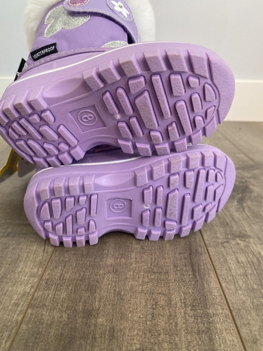 Hot Paws Purple Girls' Winter Boots Size 8T - photo 4