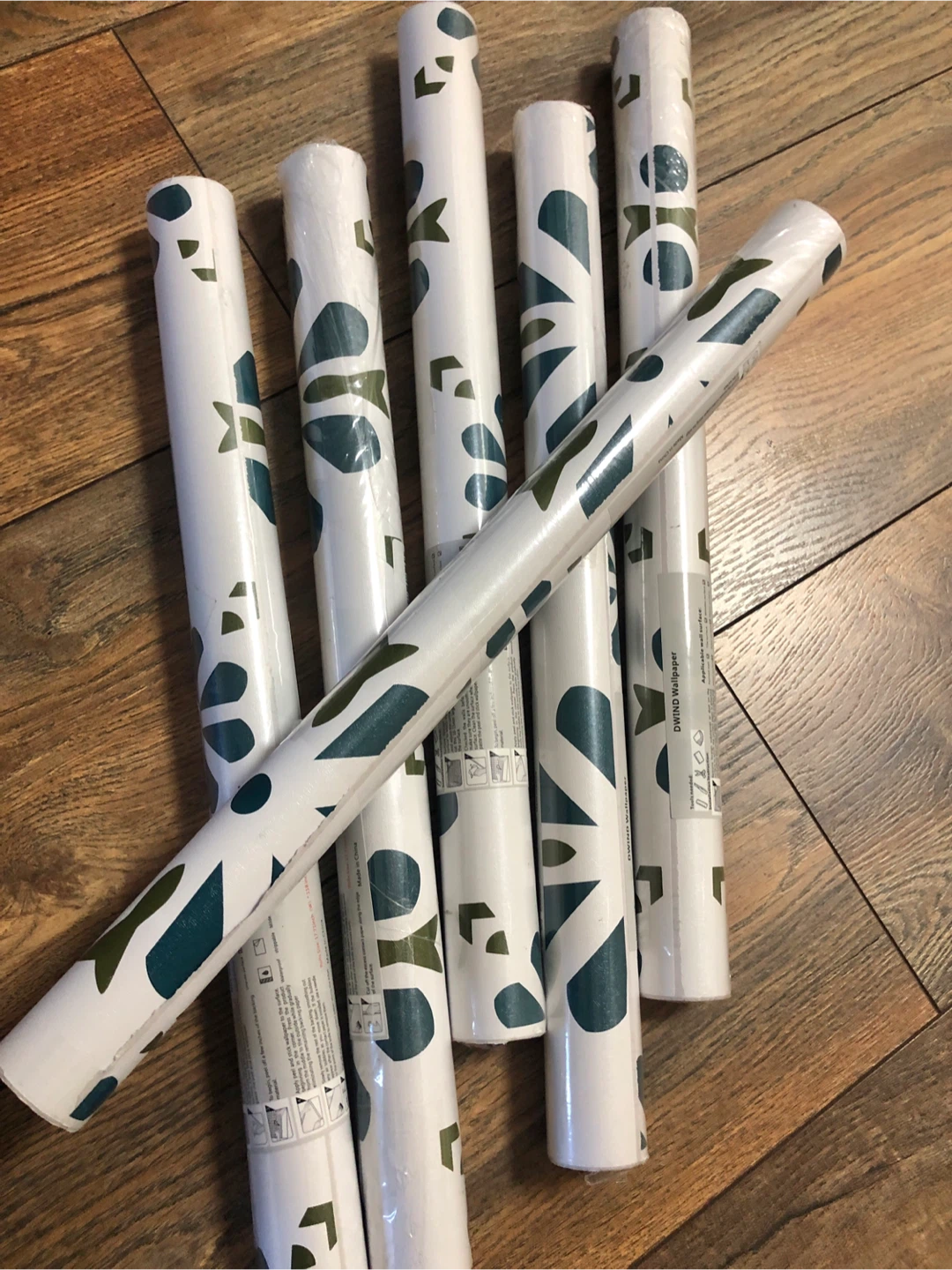 Green & Gold Self-Adhesive Wallpaper Roll - photo 5
